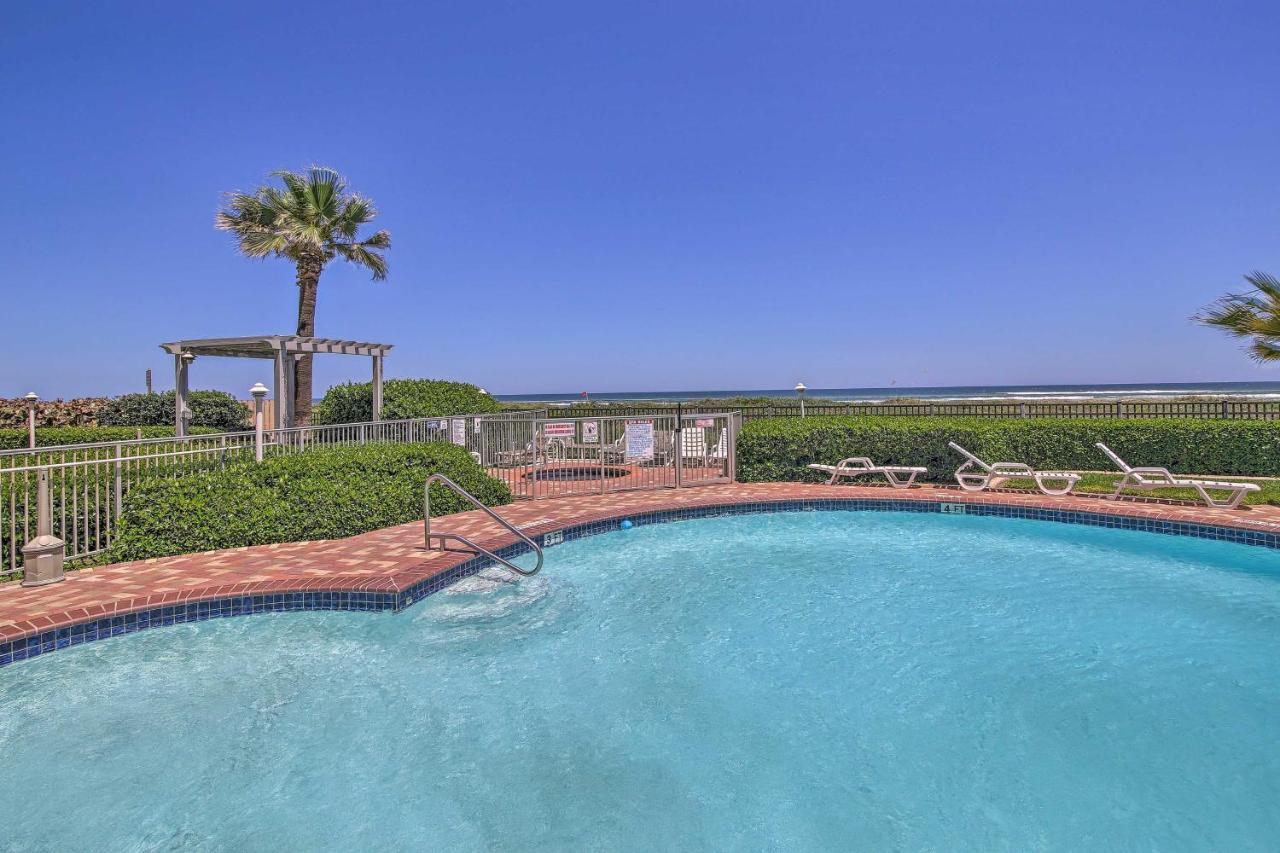 Sunny Oceanfront Condo On South Padre Island Beach 外观 照片
