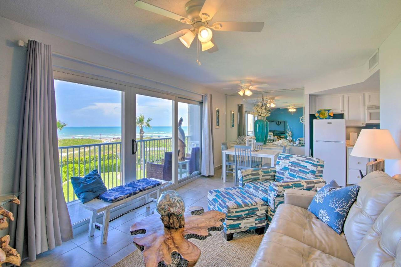 Sunny Oceanfront Condo On South Padre Island Beach 外观 照片