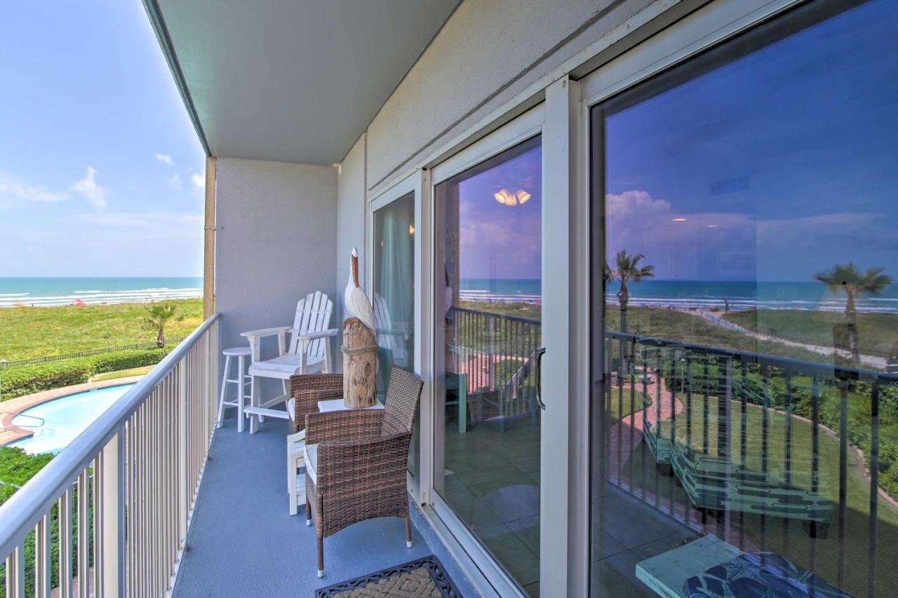 Sunny Oceanfront Condo On South Padre Island Beach 外观 照片